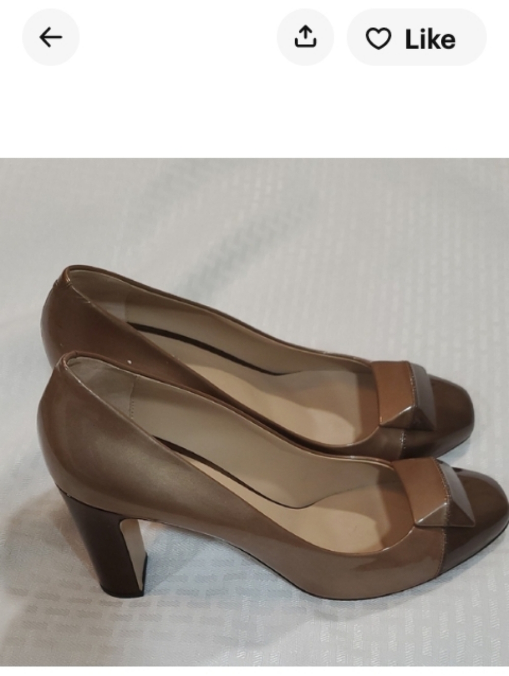 MaxMara Brown Patent Leather Pointed-Toe Heels
